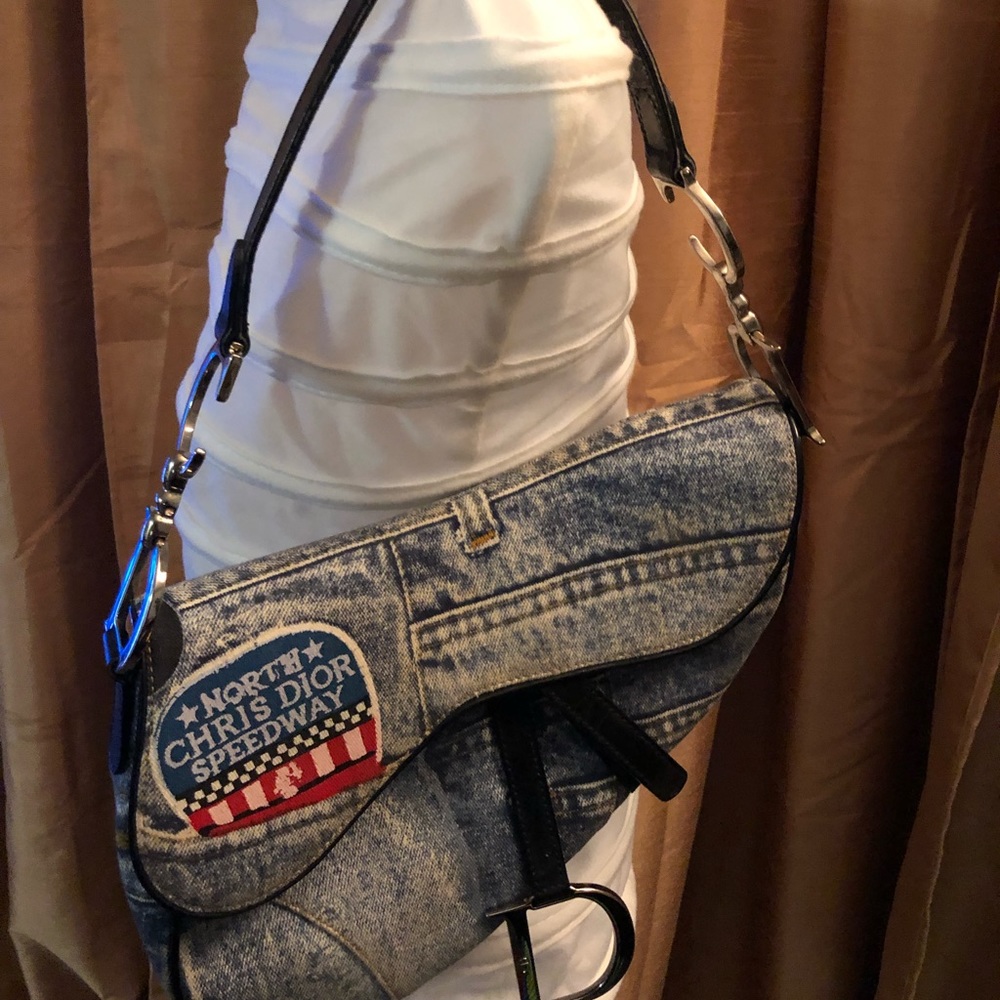Authentic Vintage Christian Dior Saddle Bag
